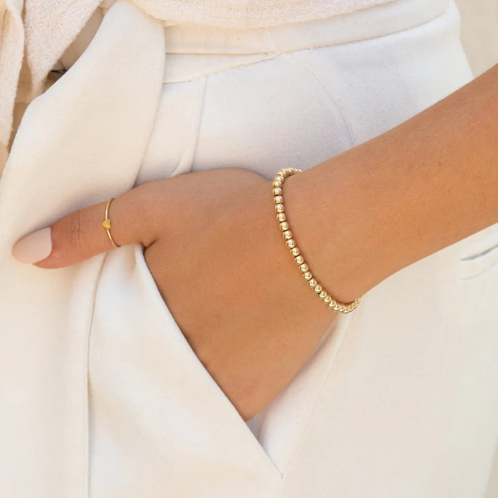 Heart Skinny Ring – 14k Gold-Filled