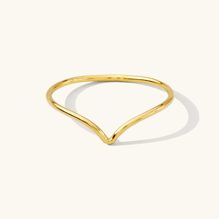 Chevron Stacker Ring – 14k Gold-Filled