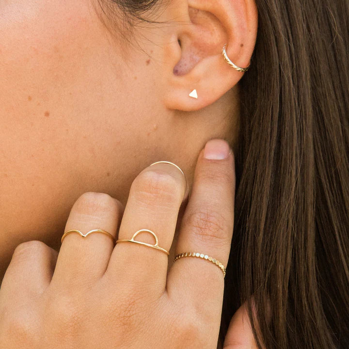 Dotted Stacker Ring – 14k Gold-Filled