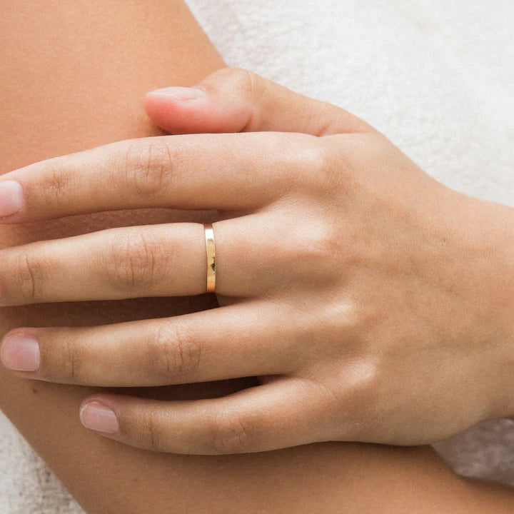 Wide Stacker Band – 14k Gold-Filled