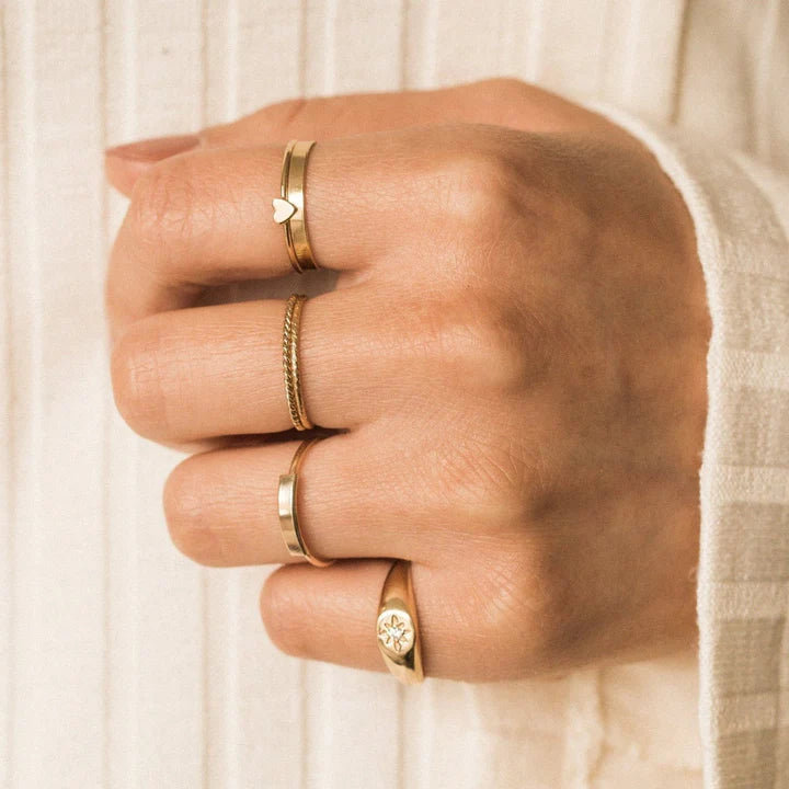 Wide Stacker Band – 14k Gold-Filled