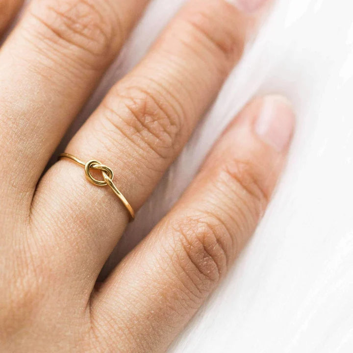 Love Knot Stacker Ring – 14k Gold-Filled