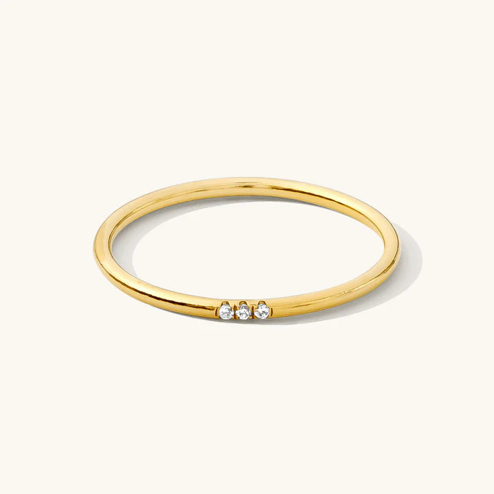 Pavé CZ Stacking Ring – 14k Gold-Filled