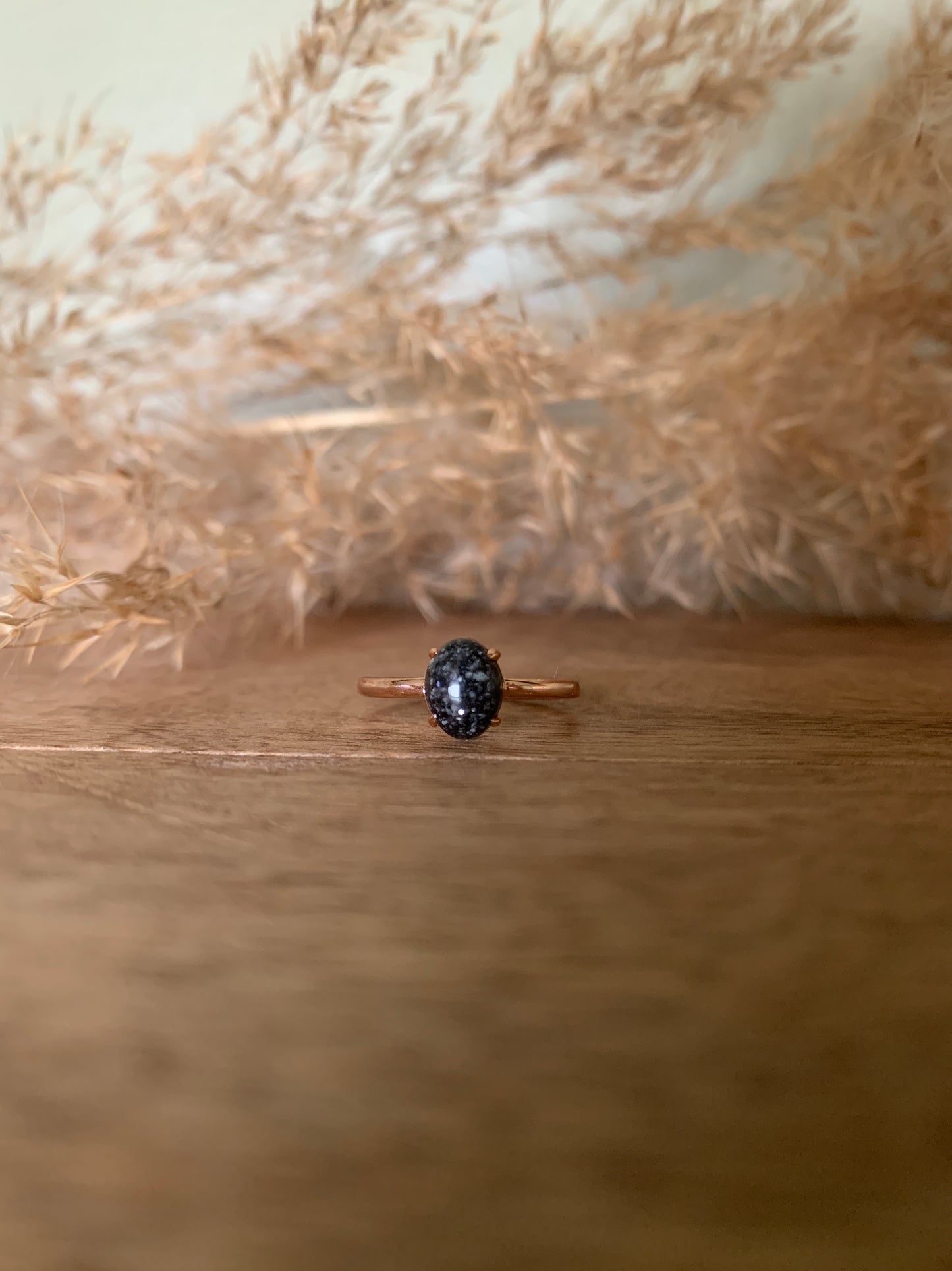 Daphne Ring made with Cremation Inclusions