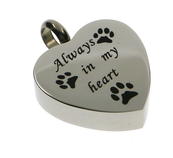 Paw Print Necklace Urn
