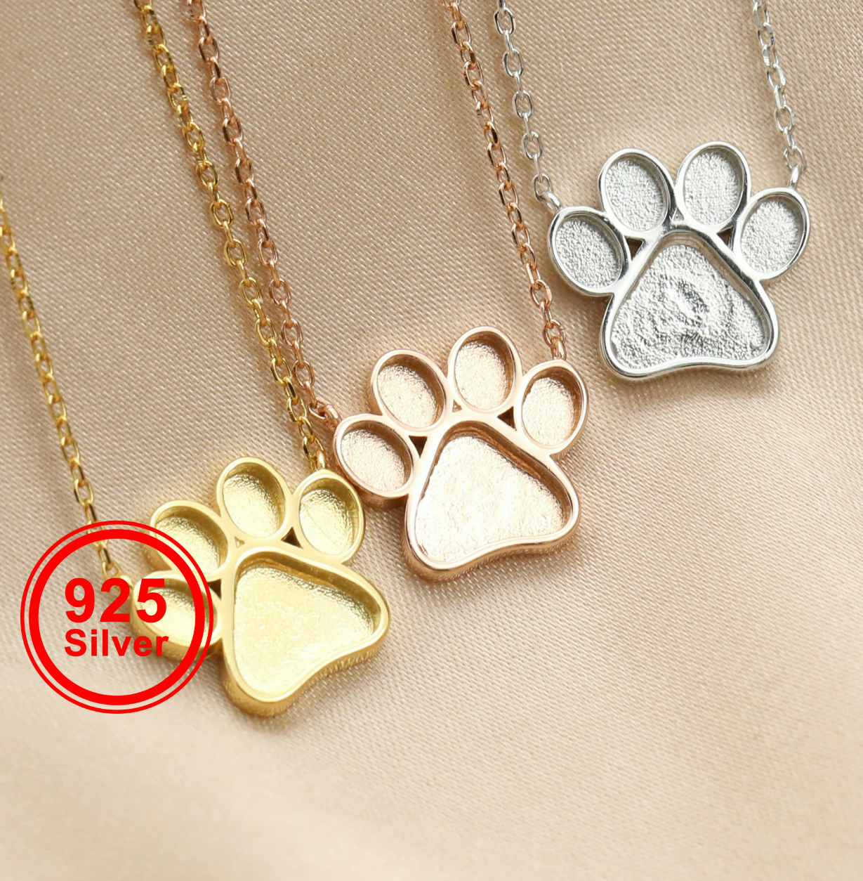 Paw Print Pendant
