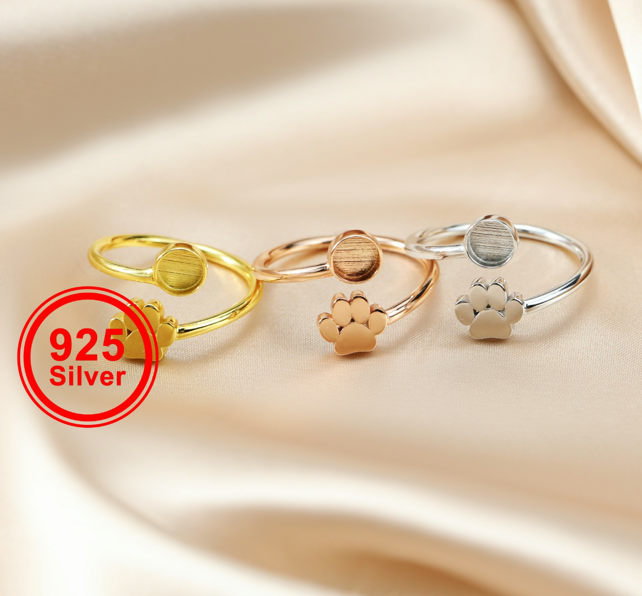 Paw Print Ring
