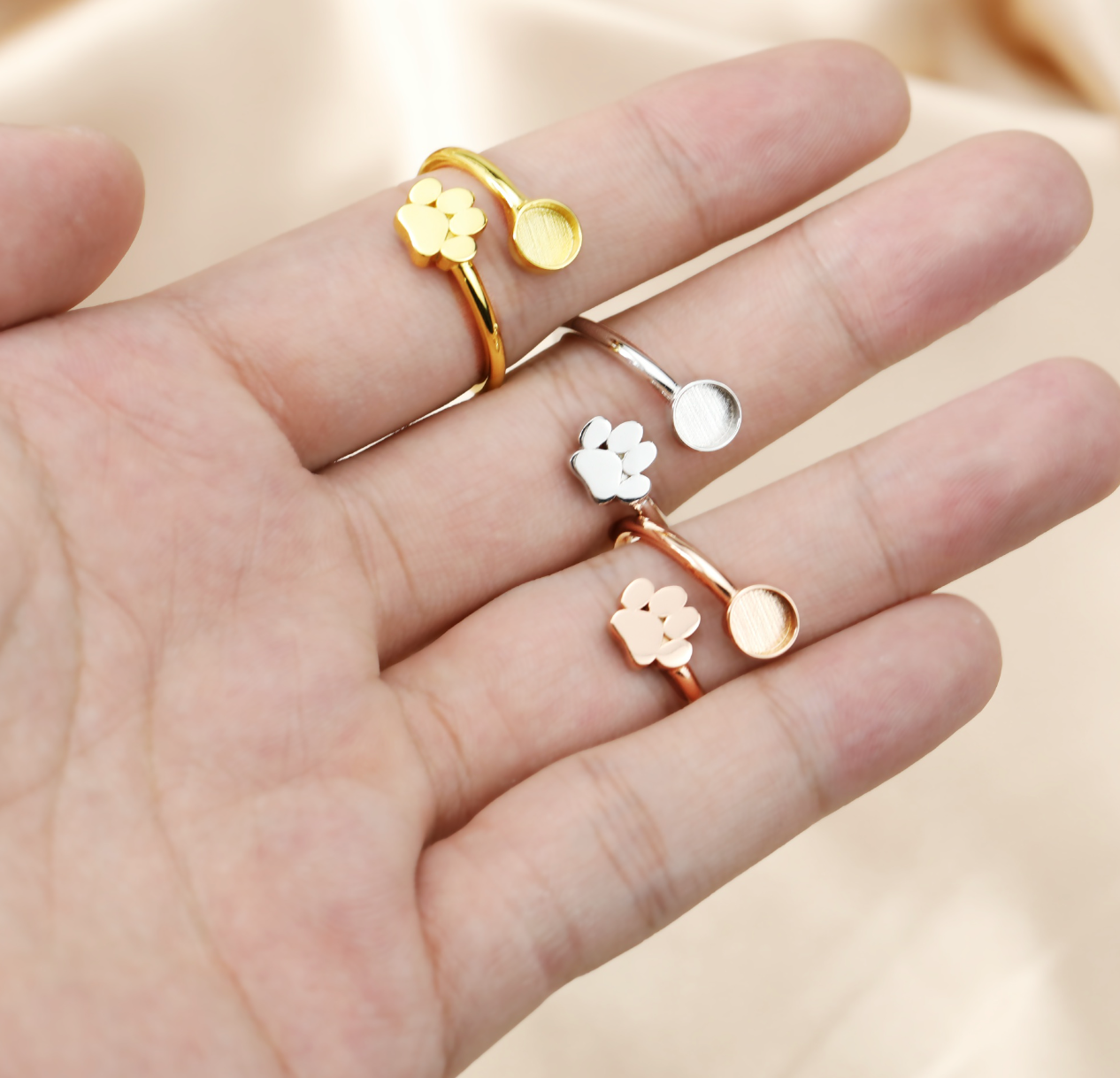 Paw Print Ring