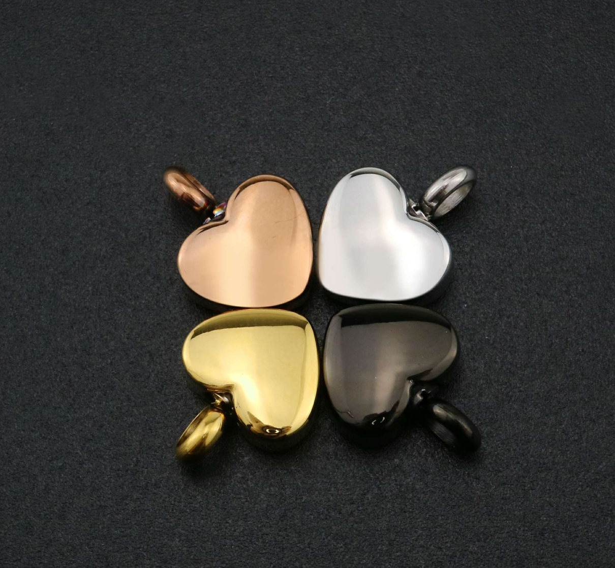 Tiny Heart Urn Pendant