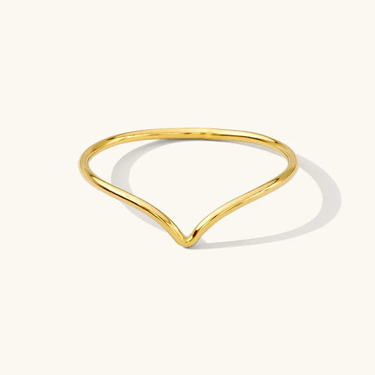Chevron Stacker Ring – 14k Gold-Filled
