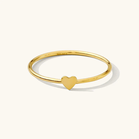 Heart Skinny Ring – 14k Gold-Filled