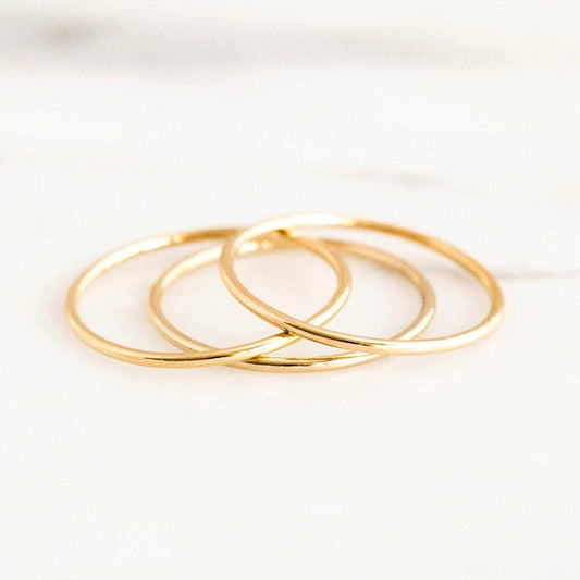 Simple Stacker Ring – 14k Gold-Filled